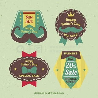 復古徽章廣告設(shè)計素材免費下載 | 平面廣告圖片大全